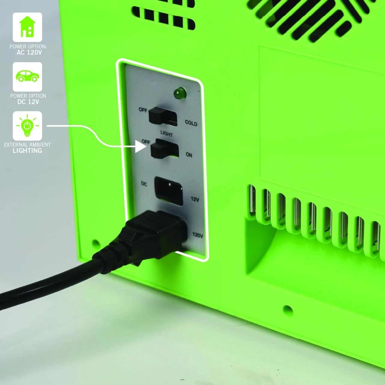 Minecraft Mini Refrigerador Green Creeper